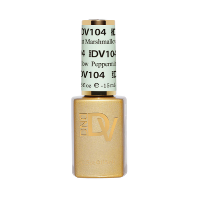 DND Diva Gel Polish - 104 Peppermint Marshmallow bottle