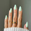 DND Diva Gel Polish - 104 Peppermint Marshmallow hand