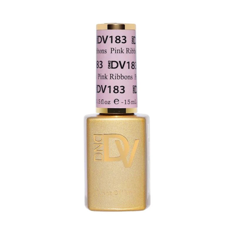 DND Diva Gel Polish - 183 Pink Ribbons bottle