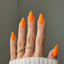 DND Diva Gel Polish - 208 Perfect Orange hand