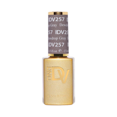 DND Diva Gel Polish - 257 Dewdrop Gray bottle