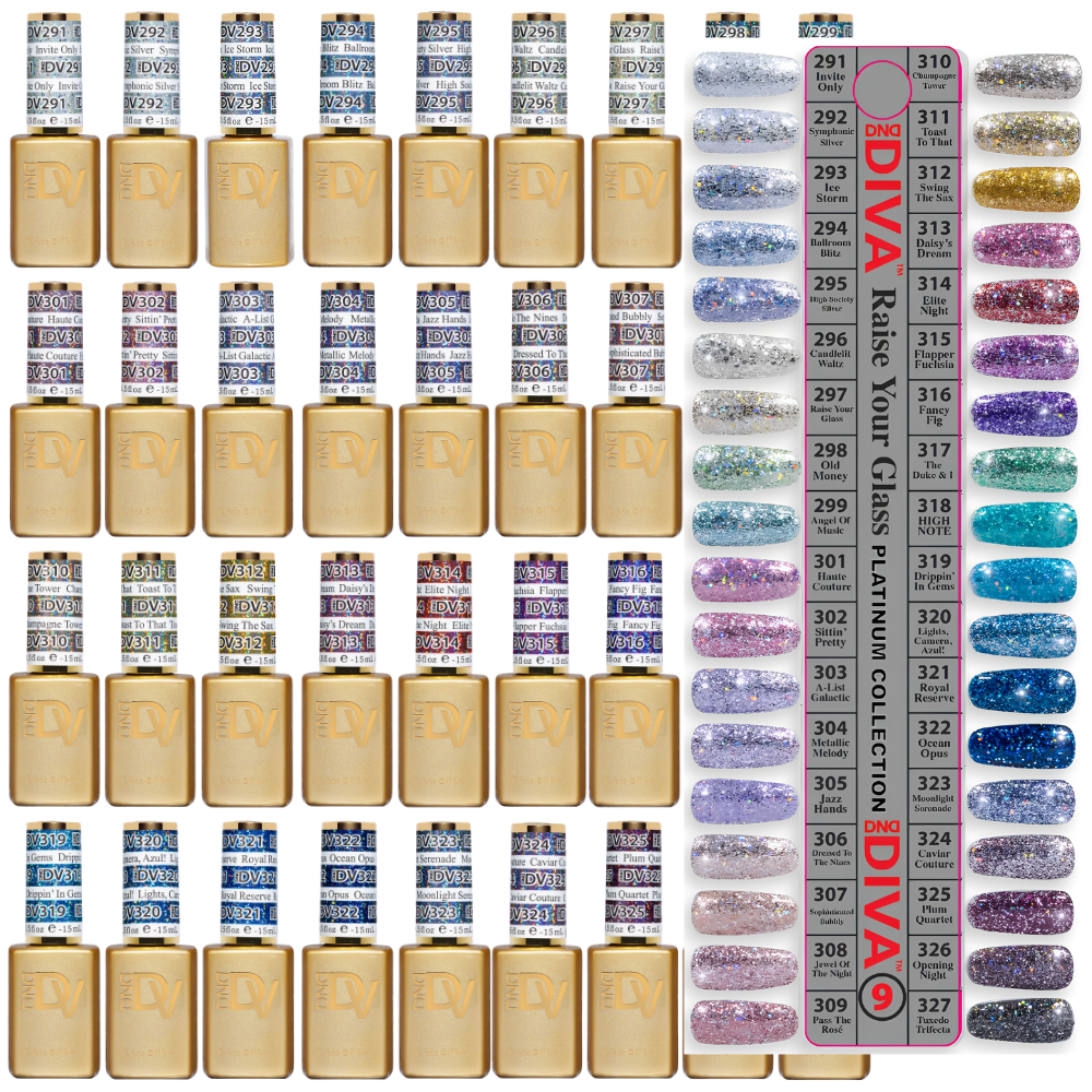 DND Diva Platinum Gel Collection 36pc