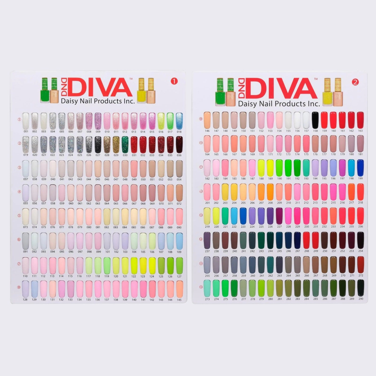 Dnd Diva Raspberry The DND Diva Swatch Book | Numbered Hand Painted Polishes
