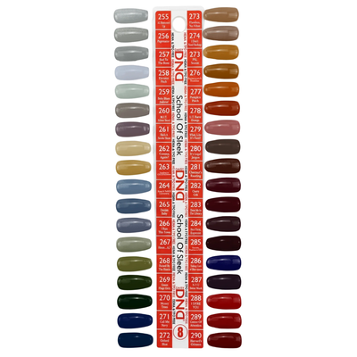 DND HEMA & TPO Free Gel & Polish Swatch Collection - 8