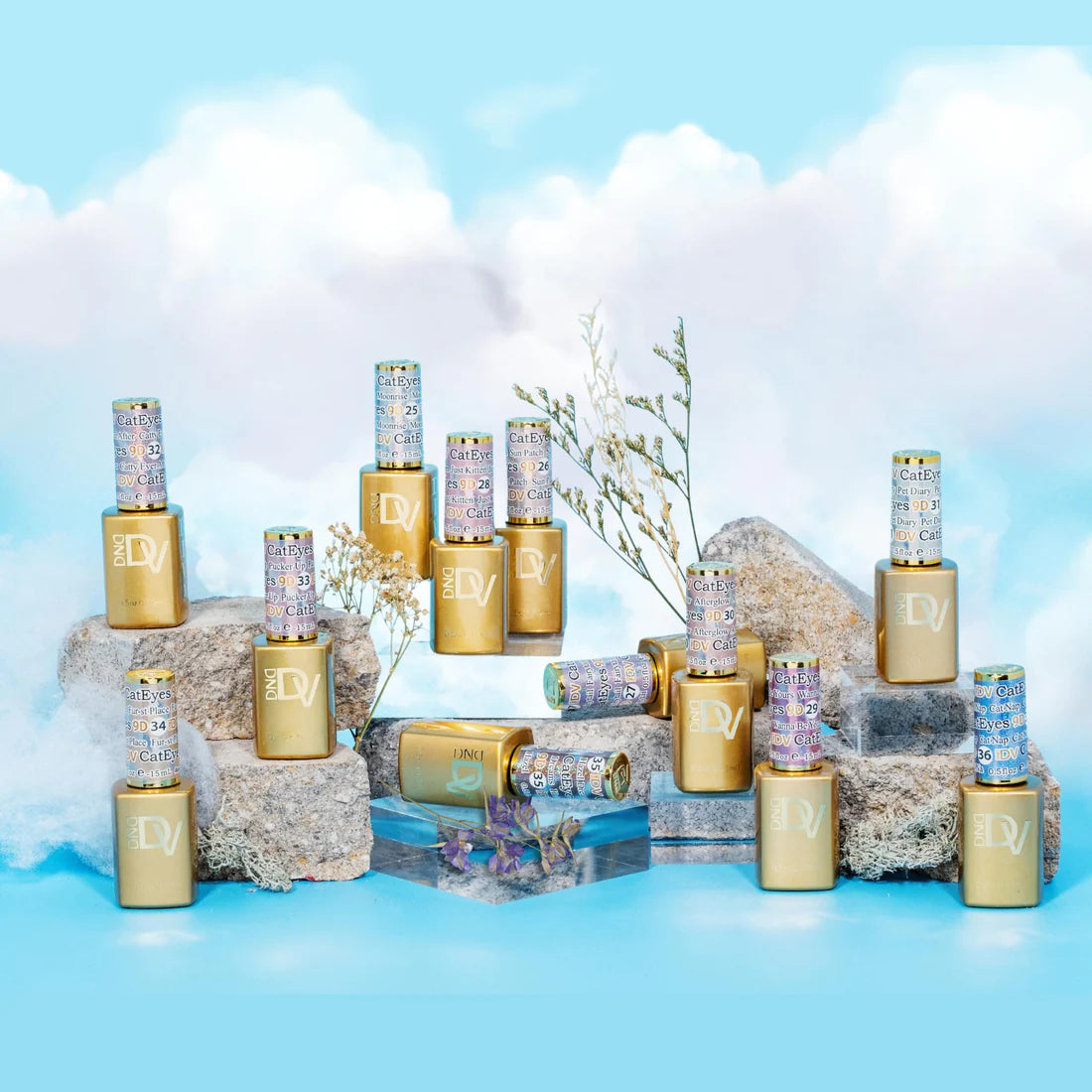 DND Diva 9D Cat Eye Collection Set 3