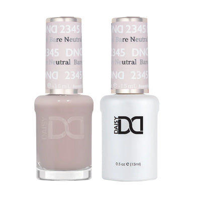 DND Gel & Polish Duo 2345 Bare Neutral bottles