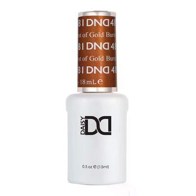 gel bottle of DND Gel Polish - 481 Burst of Gold