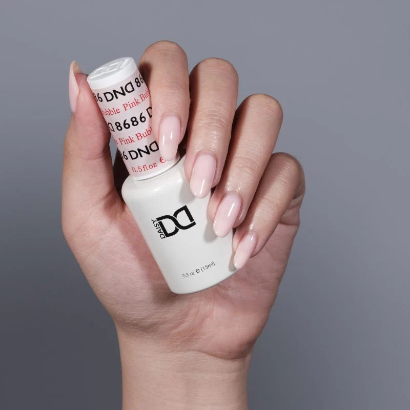 DND Gel Polish - 8686 Pink Bubble Bottle