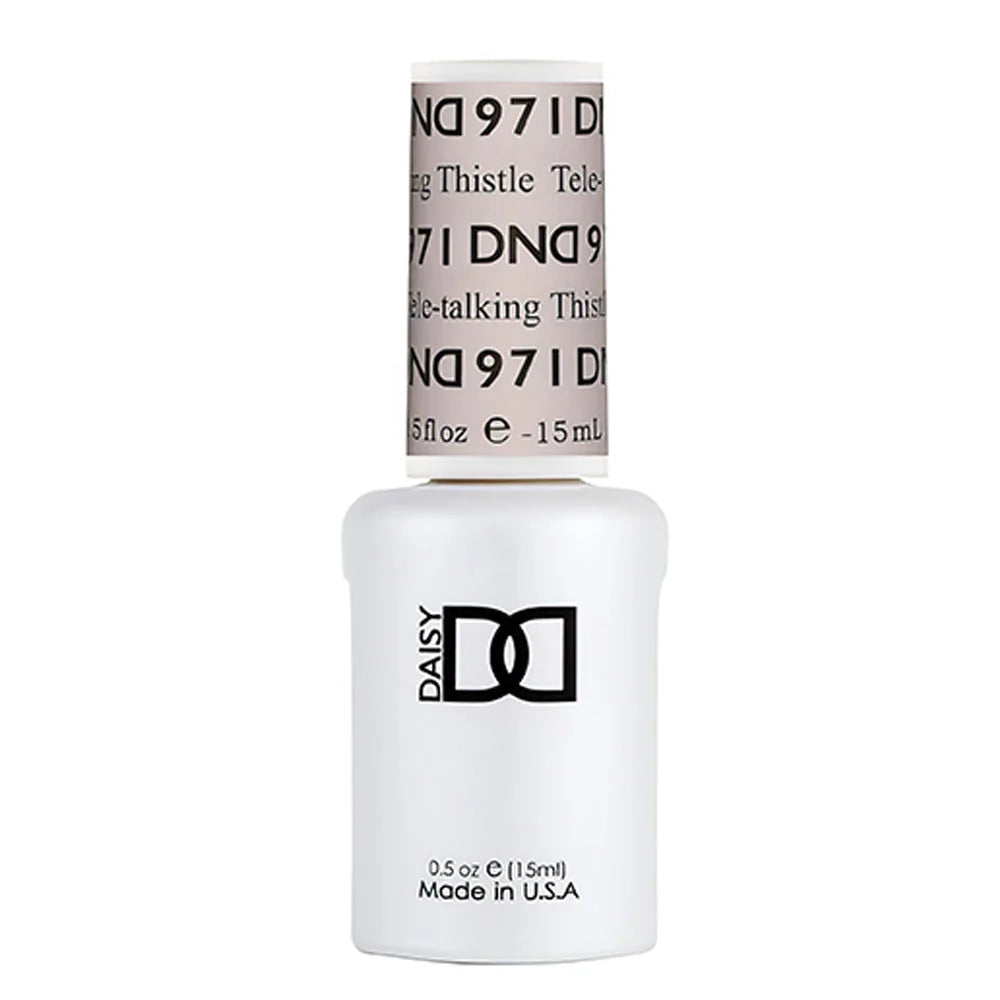 gel bottle of DND Gel Polish - 971 Tele-Talking Thistle