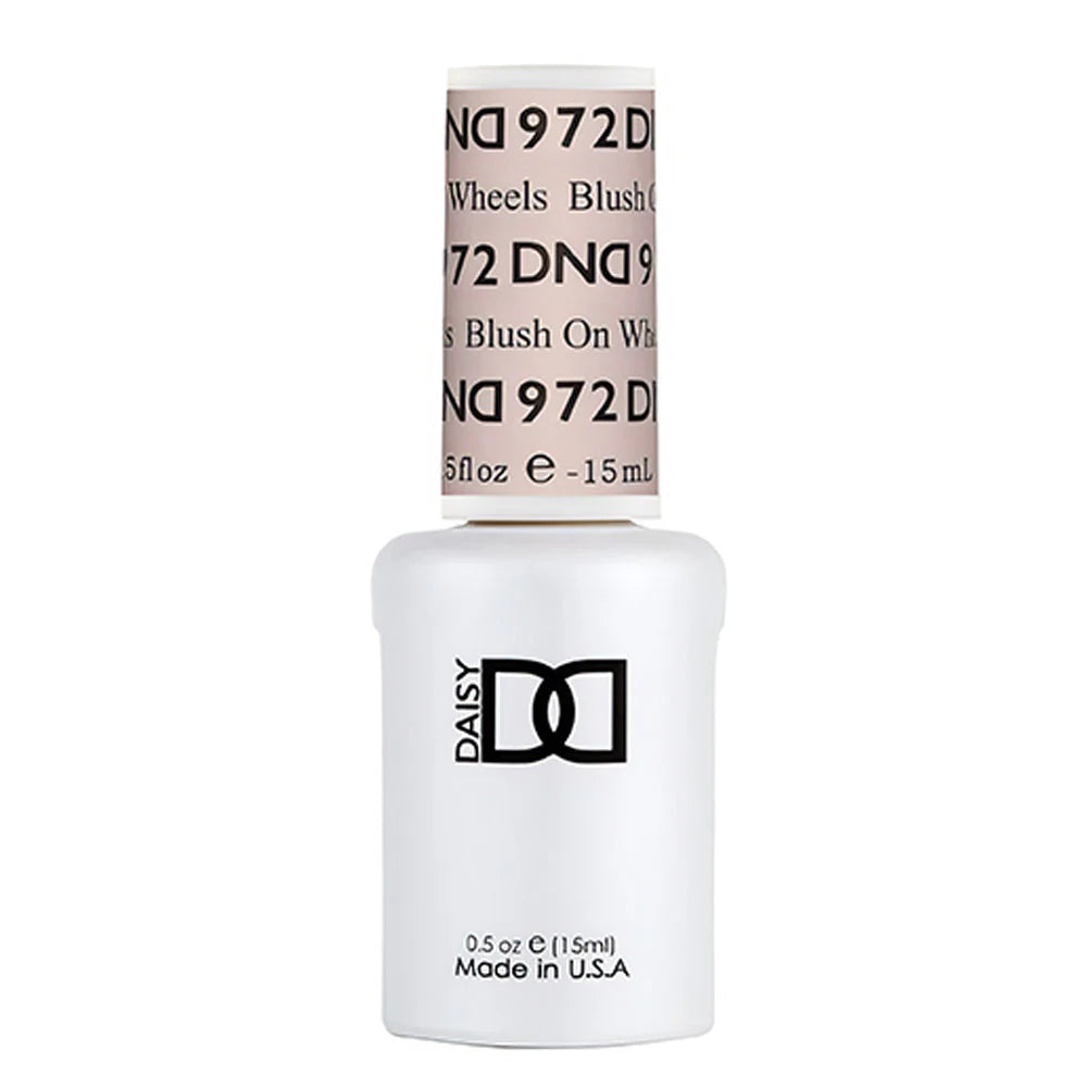 gel bottle of DND Gel Polish - 972 Blush On Wheels