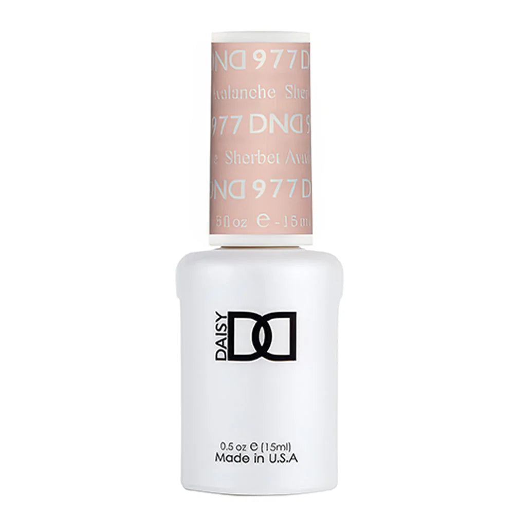 gel bottle of DND Gel Polish - 977 Sherbet Avalanche