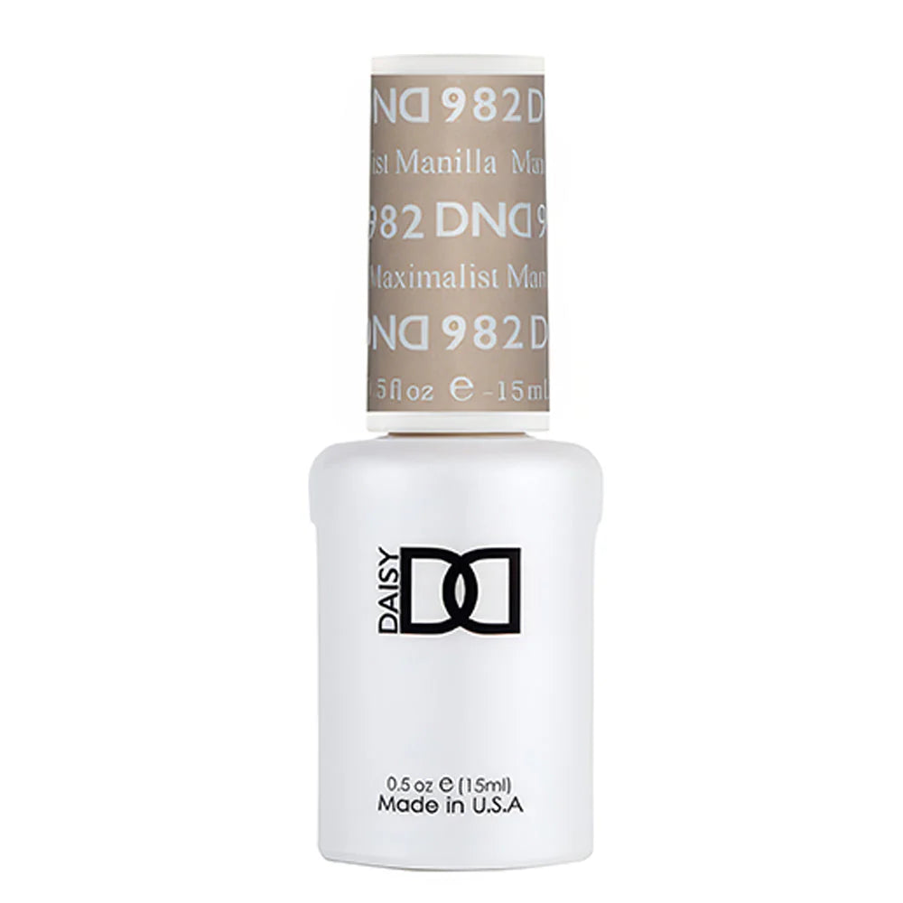 gel bottle of DND Gel Polish - 982 Maximalist Manilla