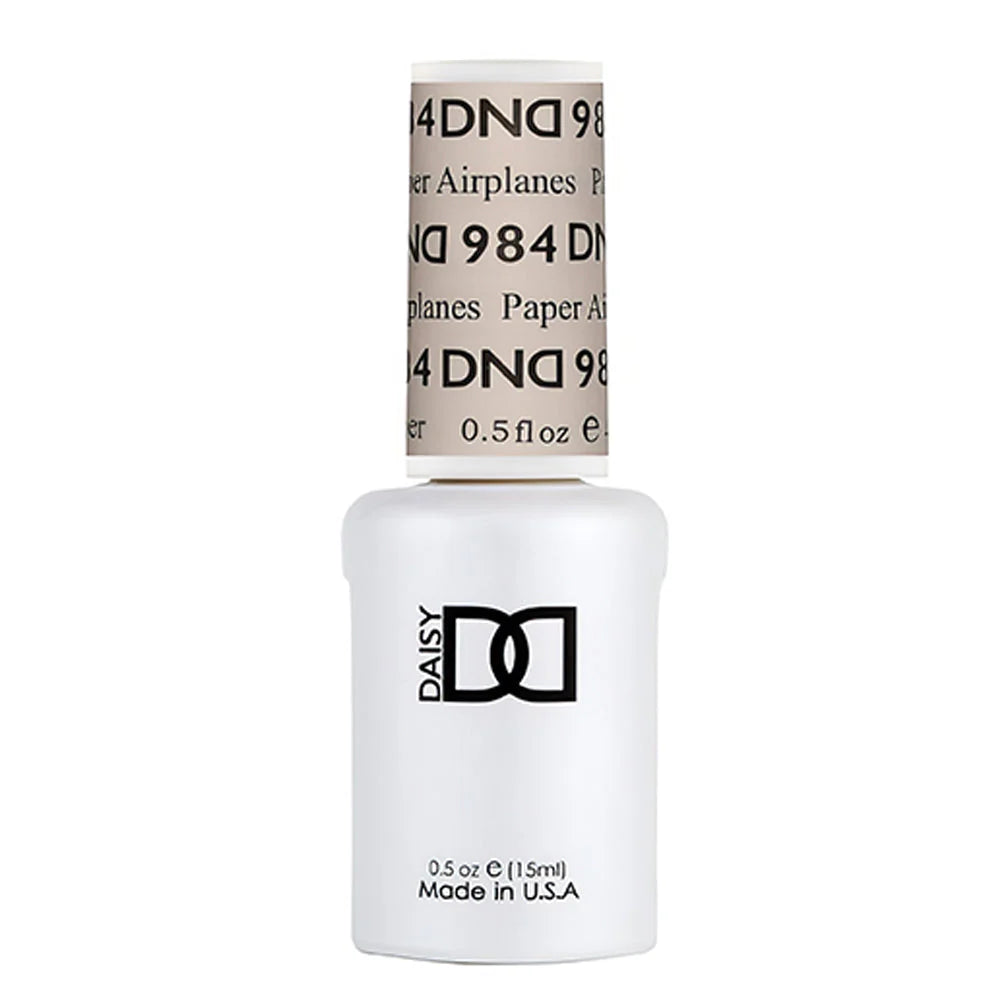 gel bottle of DND Gel Polish - 984 Paper Airplanes