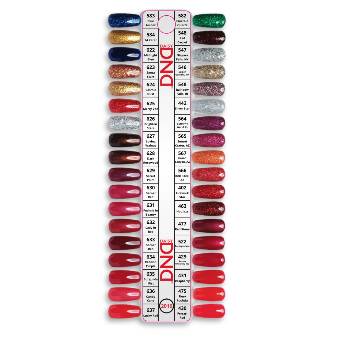 DND Swatch Dip & Dap Powder Collection 2016