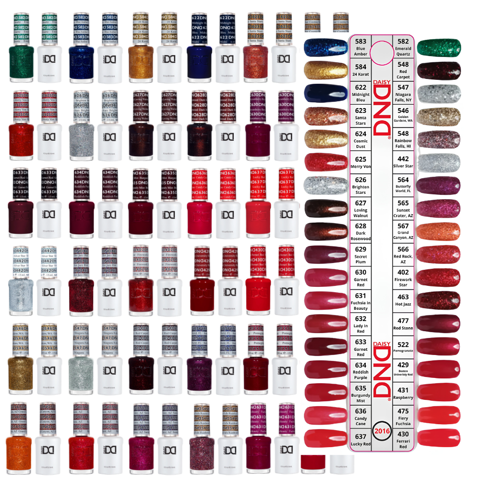 DND Swatch Gel & Polish Collection 2016 