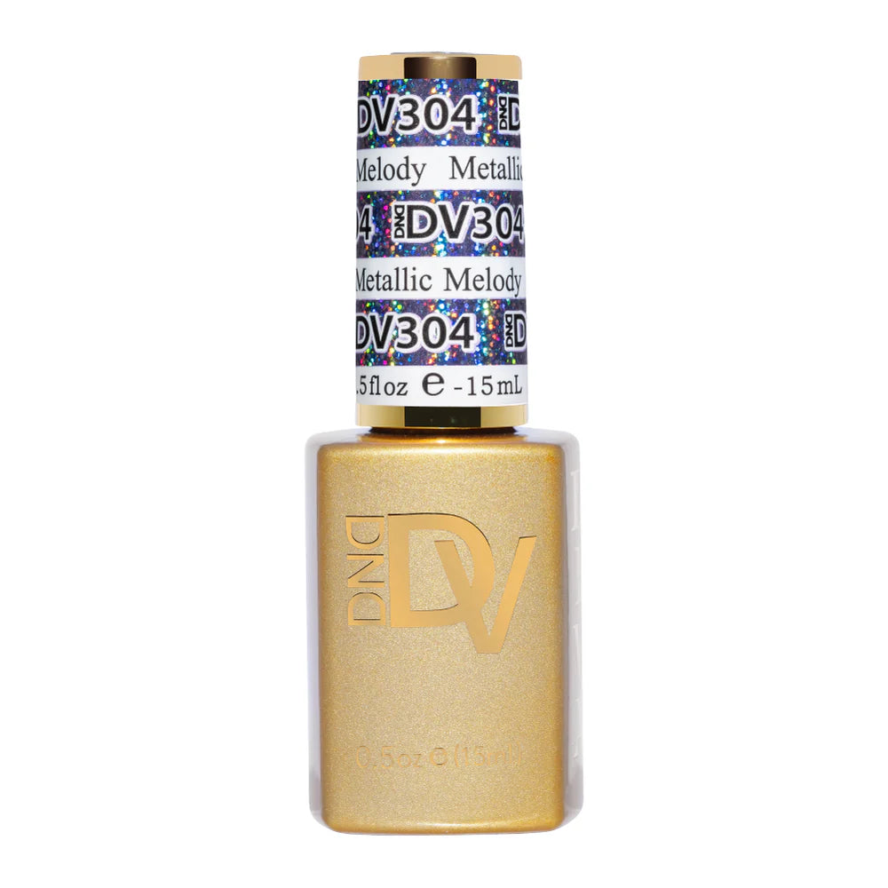 304 Metallic Melody Platinum Gel by DND Diva