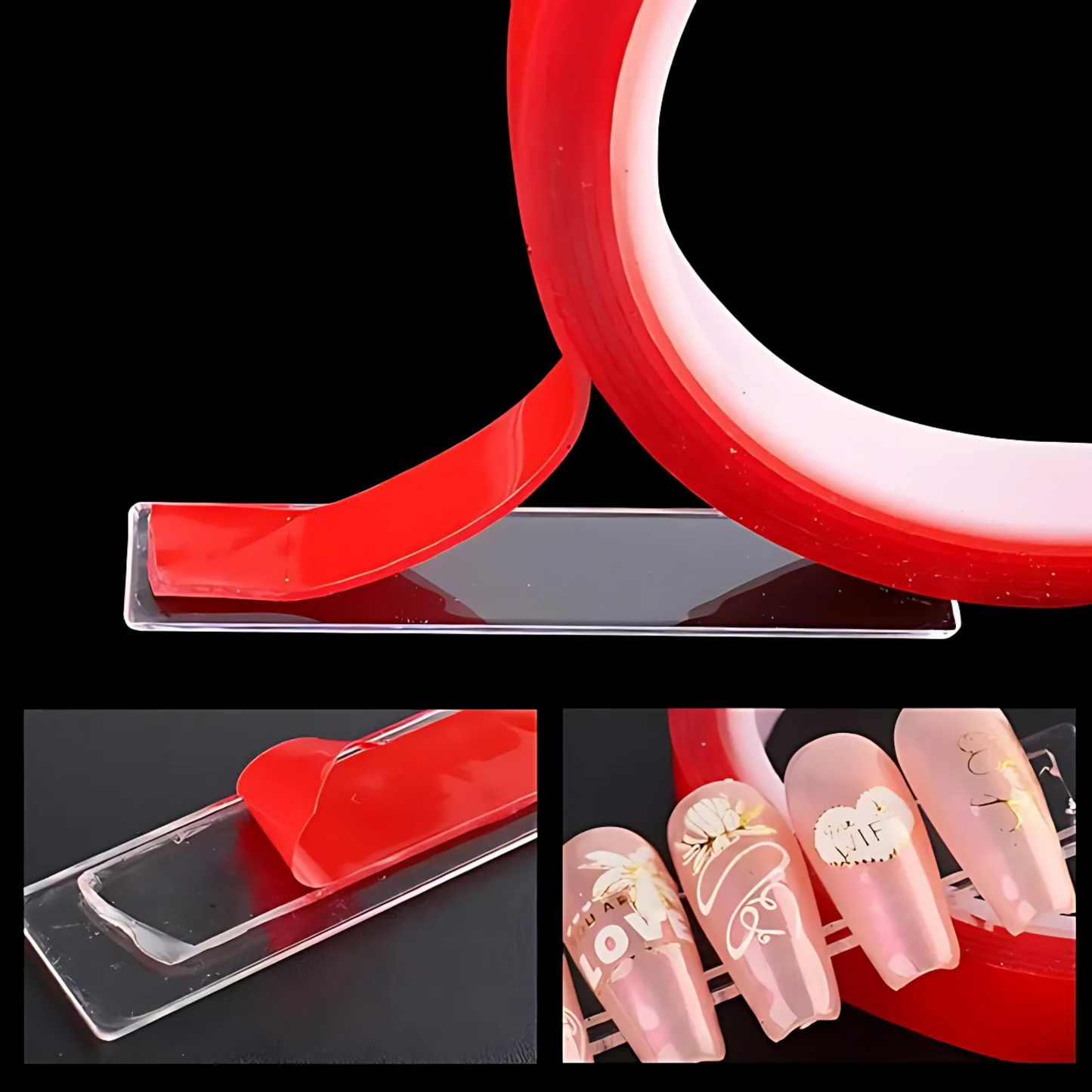 Acrylic Tip Display w/ Adhesive Tape Roll