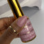 finger wearing DND DC Gel 076 Taro Pudding