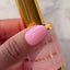 finger wearing DND DC Gel - 270 Lily Garden