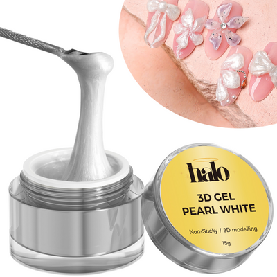Halo Fold it Gel - Pearl White example 2