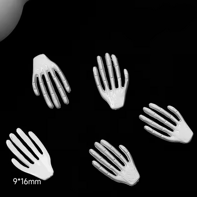 Skeleton Hand Nail Charms