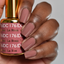 hands wearing DND DC Gel - 176 La Rosa
