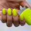 hands wearing DND DC Gel Polish 258 Shine Bright