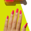 hands wearing DND DC Gel - 280 Echo Pink