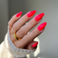 hands wearing DND Gel Polish 561 Strawberry Kiss