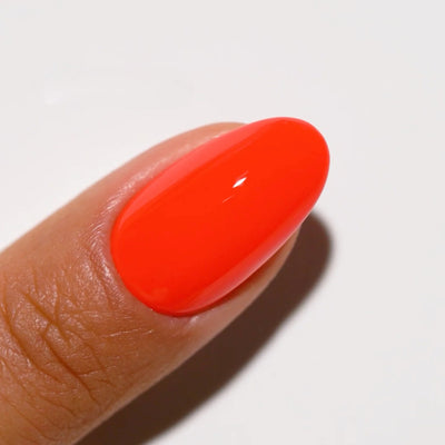 hands wearing DND Gel Polish 715 Island Punch