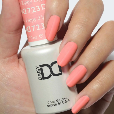 hands wearing DND Gel Polish  723 Zippy