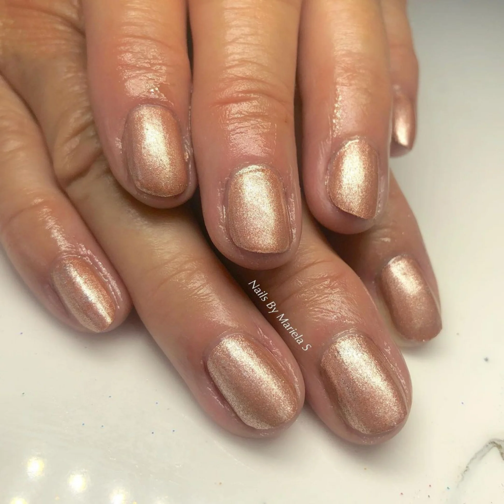 Shop DND Gel Polish 710 Champagne Sparkles | Single or Duo