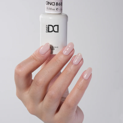 hands wearing DND Trio - 860 She's White? She's Pink?