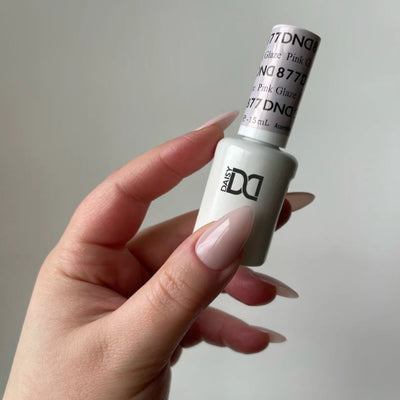 hands wearing DND Trio - 877 Pink Glaze