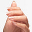hands wearing Q08 Salty Sweet Nothings Gel Polish by OPI