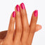 hands wearing T83 HURRY-JUKU GET THIS COLOR! Nail Lacquer by OPI