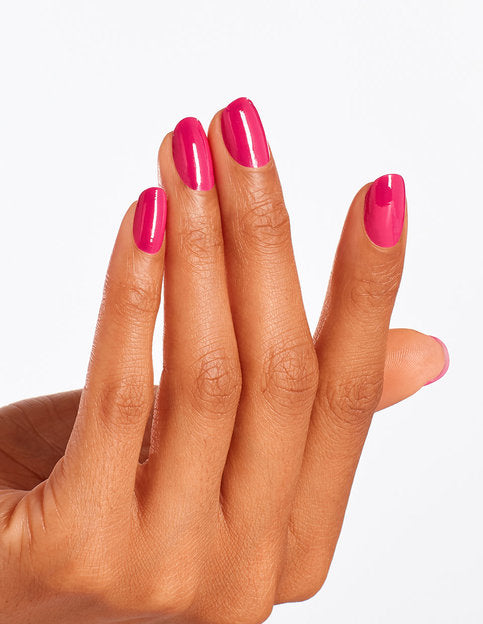 hands wearing T83 HURRY-JUKU GET THIS COLOR! Nail Lacquer by OPI