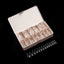 iGel Pro-X Soft Gel Nail Tips 600pc - Natural Long Stiletto open