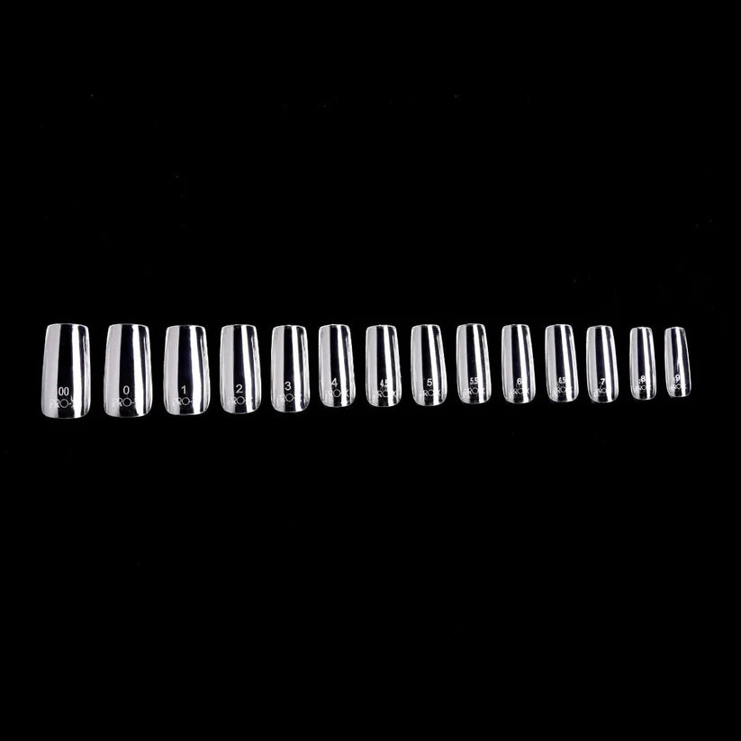 iGel Pro-X Soft Gel Nail Tips 600pc - Natural Medium Square tips