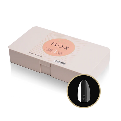 iGel Pro-X Soft Gel Nail Tips 600pc - Natural Medium Almond