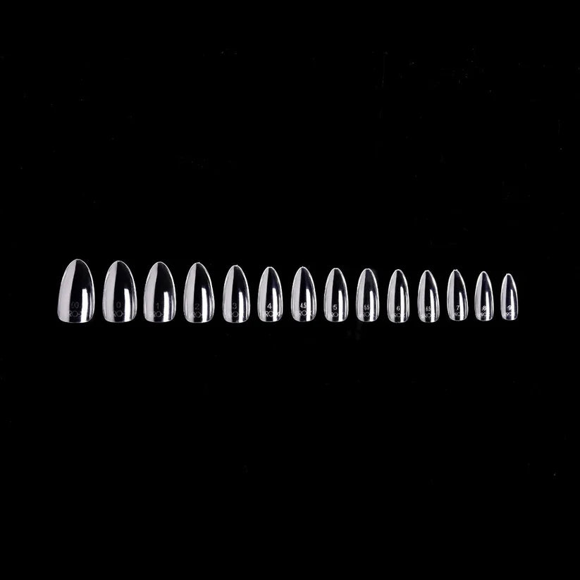 iGel Pro-X Soft Gel Nail Tips 600pc - Natural Medium Almond tips
