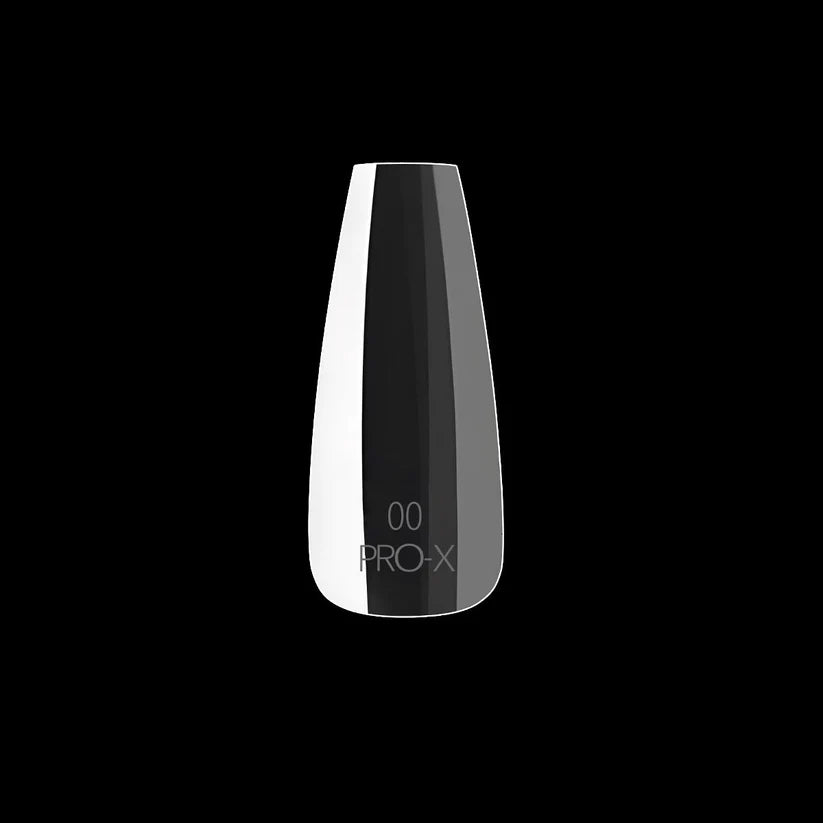 iGel Pro-X Soft Gel Nail Tips 600pc - Natural Long Coffin tip