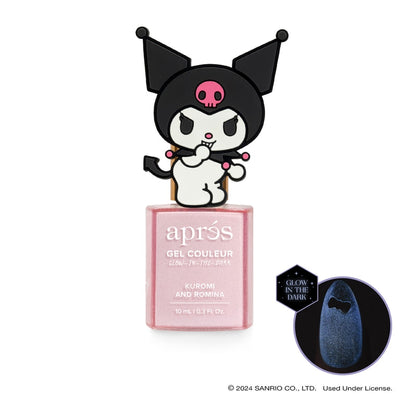 Apres x Kuromi Cat Eye Gel - K108 Kuromi and Romina