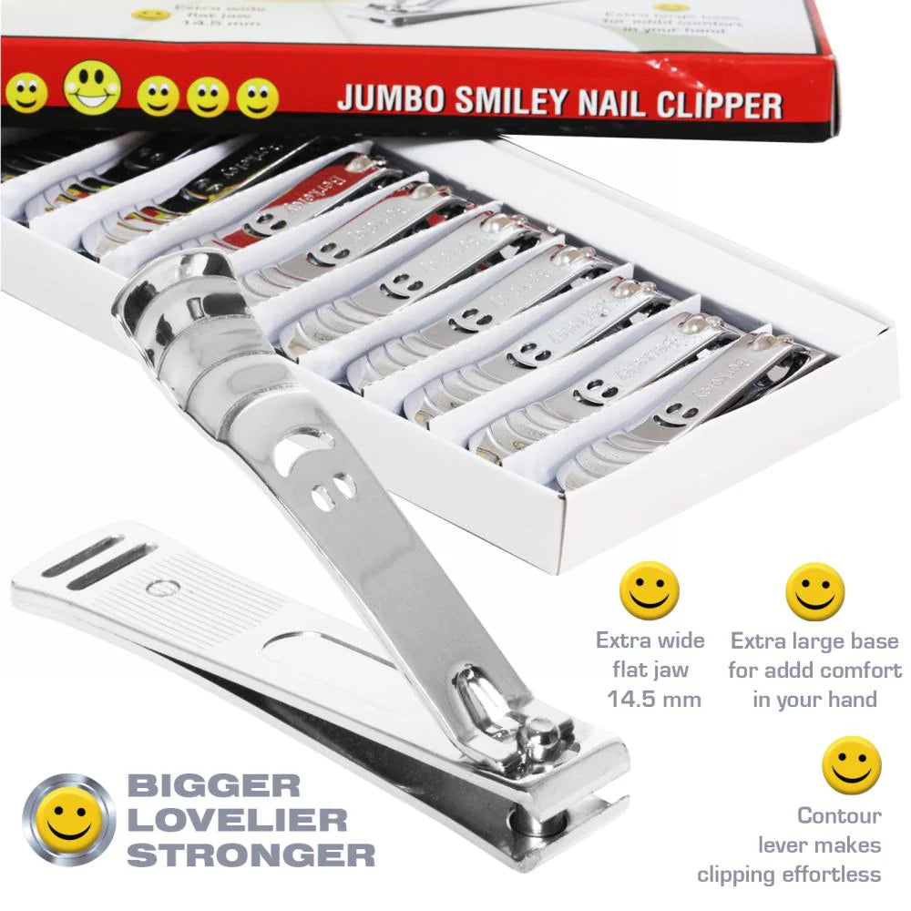 Example 1 of Jumbo Smiley Straight Nail Clippers by Berkeley