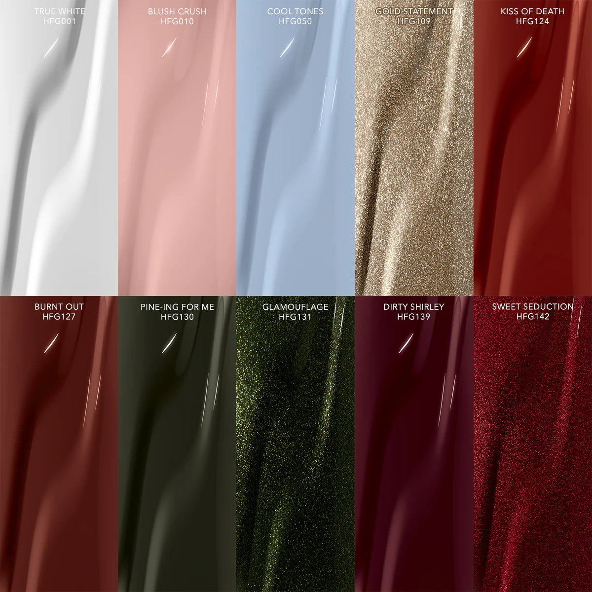 Kiara Sky Gel Pro Polish Bundle - The Holiday Edit colors