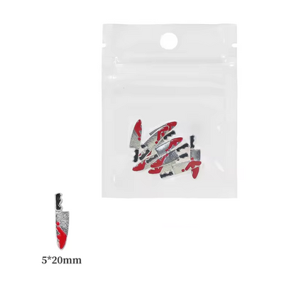 Knife Nail Charms 