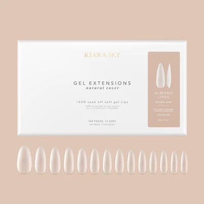 Kiara Sky Natural Gel Extensions - Long Almond