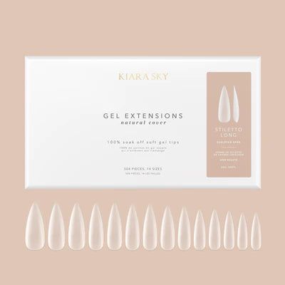 Kiara Sky Sculpted Gel Extensions - Long Stiletto