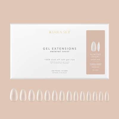 Kiara Sky Natural Gel Extensions - Short Almond
