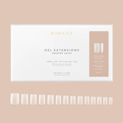 Kiara Sky Natural Gel Extensions - Short Square